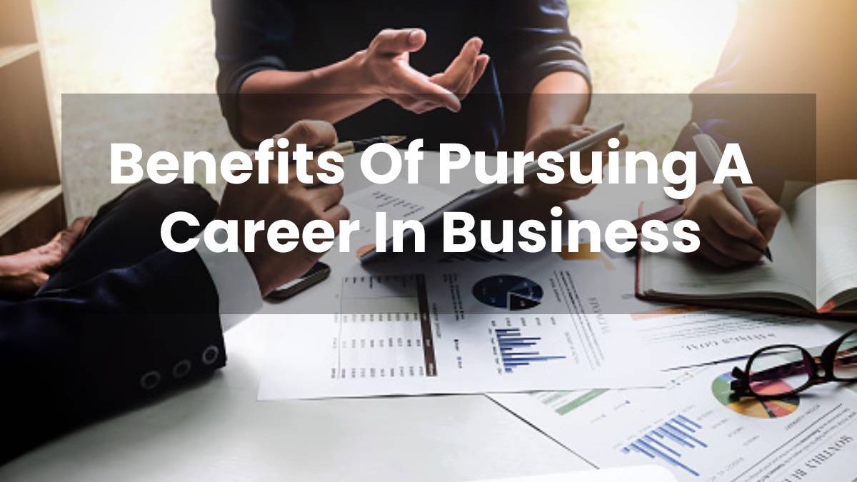 Benefits Of Pursuing A Career In Business