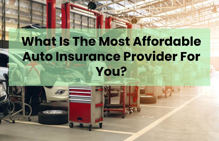 What Is The Most Affordable Auto Insurance Provider For You?