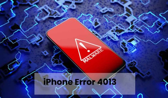 iPhone Error 4013