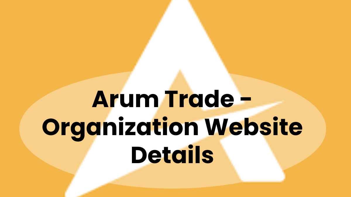 Arum Trade – Organization Website Details