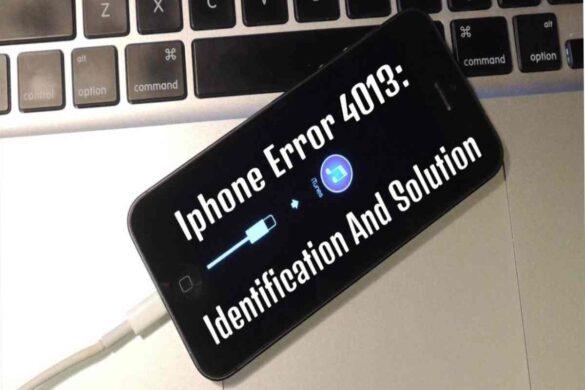 iPhone Error 4013